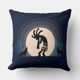 Oproep van de Lumbar Pillow van Wild Kokopelli Kussen