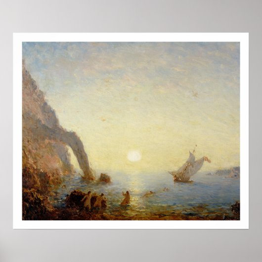 Oproep van de Sirenen (olie op doek) Poster (Voorkant)