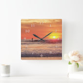 OPROEP VAN DE SOLAR-VERKOPER VIERKANTE KLOK (Huis)