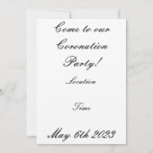 Oproep van de wederpartij kaart (Achterkant)