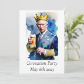 Oproep van de wederpartij kaart (Staand voorkant)