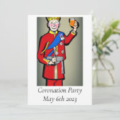 Oproep van de wederpartij kaart (Staand voorkant)