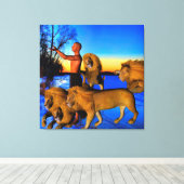 Oproep van de Wilde Canvas Afdruk (Insitu (Houten vloer))