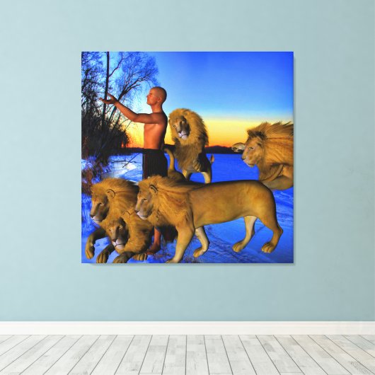 Oproep van de Wilde Canvas Afdruk (Insitu (Houten vloer))