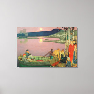 Oproep van het Zee, 1925 Canvas Afdruk