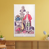 Oproep van Jacques Necker 16 juli 1789 Canvas Afdruk (Insitu (Woonkamer))