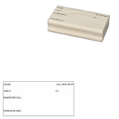 Oproeplogboek Rubberstempel (Gestempeld)