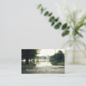 Opruimen van overstromingswater visitekaartje (Staand voorkant)