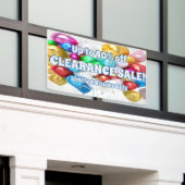 Opruimingsverkoop Vinyl Banner 3' x 5' Banner (Buitenkant Gebouw)