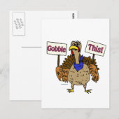 Opschroeven - Praten Turkije Briefkaart (Voorkant / Achterkant)