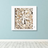 Opschudding Canvas Afdruk (Insitu (Houten vloer))