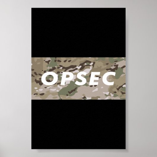 OPSEC - Operationele beveiliging Poster (Voorkant)