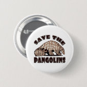Opslaan-De-Pangoline Ronde Button 5,7 Cm (Voorkant /achterkant)