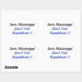 Opslaan MS Oval Blue Ovale Sticker (Vel)