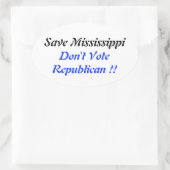 Opslaan MS Oval Blue Ovale Sticker (Tas)