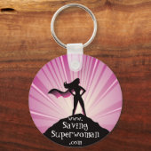 Opslaan supervrouw Sleutelhanger (Voorkant)