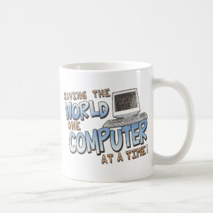 Opslaan van de wereld koffiemok
