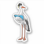 Opslag als leraar met boek sticker (Voorkant)