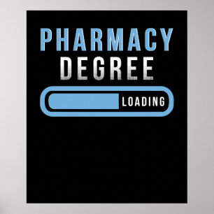 Opslag van de apothekersgraad voor studenten genee poster