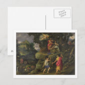 Opslag van Isaac, 1601 (olie op het paneel) Briefkaart (Voorkant / Achterkant)