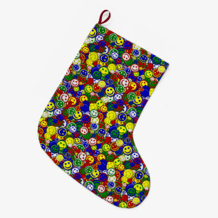 OPSLAG VOOR HOOFDkralen-RED-CHRISTMAS Grote Kerstsok