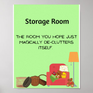 Opslagruimte.  poster