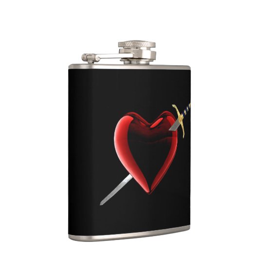 Opsluiting in de hartkolf heupfles (Rechts)