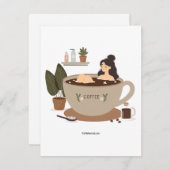 Opsnuiven met wat koffie (Voorkant / Achterkant)