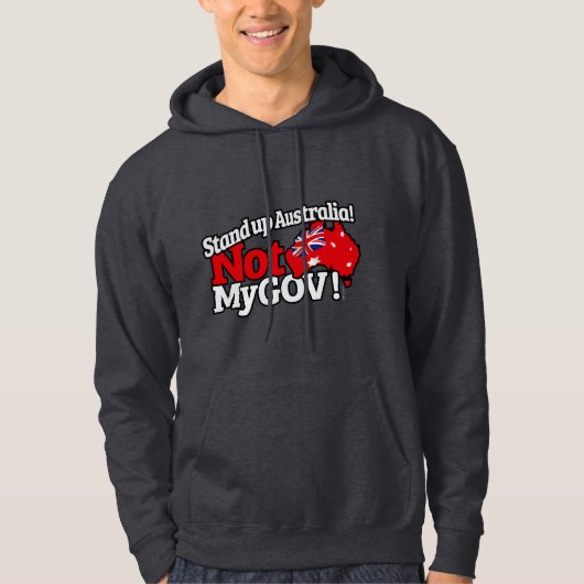 Opstaan Australië! Hoodie (Voorkant)