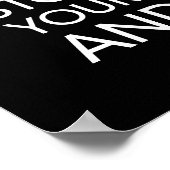 Opstaan en overwinnen - Gym, Hustle, Succes Poster (Hoek)