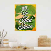Opstaan en schijnen poster (Keuken)