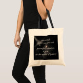 " opstaan & herfst " - maantas tote bag (Voorkant (product))