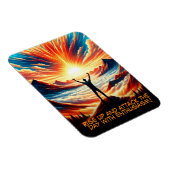 Opstaan met enthousiasme magneet (Rechterzijde)