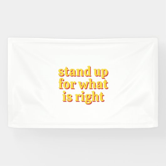 Opstaan Spandoek (Horizontaal)