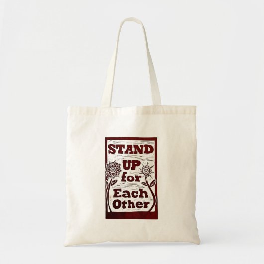 Opstaan Tote Bag (Voorkant)