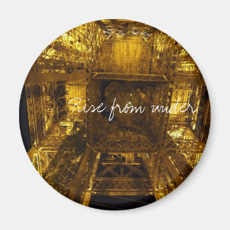 Opstaan van onder magneet