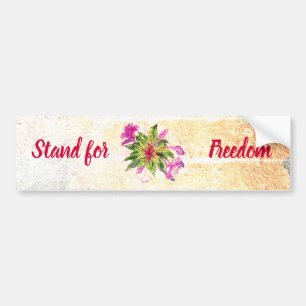 Opstaan voor Freedom Balsam Bouquet Bumpersticker