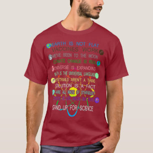 Opstaan voor Science Cool Pro Science Graphic T-shirt