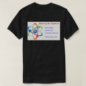 Opstaan voor Wetenschap T-shirt (Design voorkant)