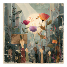 Opstand in Bloom - Solarpunk Poster