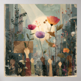 Opstand in Bloom - Solarpunk Poster