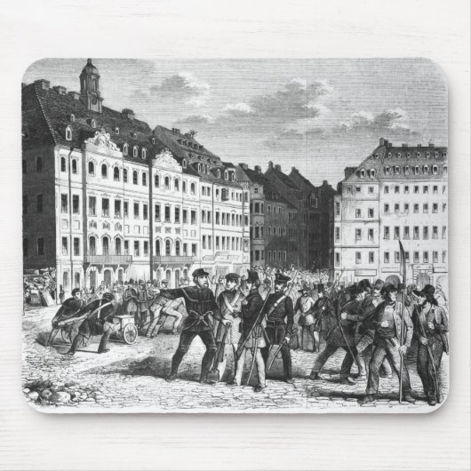 Opstand in Dresden Muismat (Voorkant)