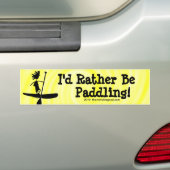 Opstand voor het Silhouette-ontwerp van de pedel Bumpersticker (Op auto)