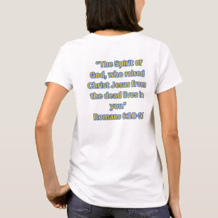 Opstanding Kracht Christelijk Kruis T-shirt