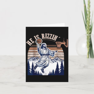Opstanding-Pasen Jezus Christelijk Geloof Honkbal Kaart