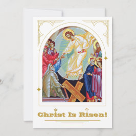 Opstanding van Christus "Anastasis" Orthodox Pasen Kaart
