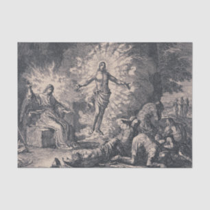 Opstanding van Jezus Christus door Jan Luyken Tissuepapier