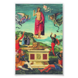 Opstanding van Jezus Christus door Raphael Foto Afdruk