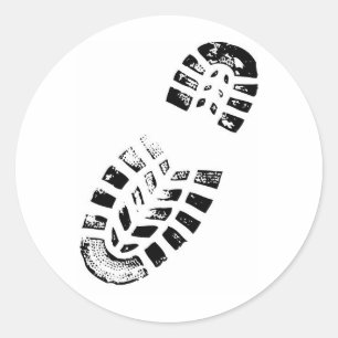 opstartdruk ronde sticker
