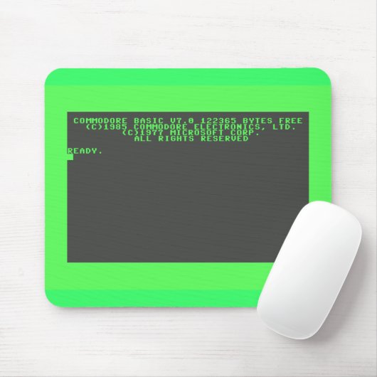 Opstartscherm voor Commodore 128 Muismat (Met muis)